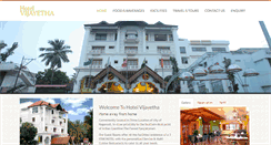 Desktop Screenshot of hotelvijayetha.com
