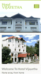 Mobile Screenshot of hotelvijayetha.com